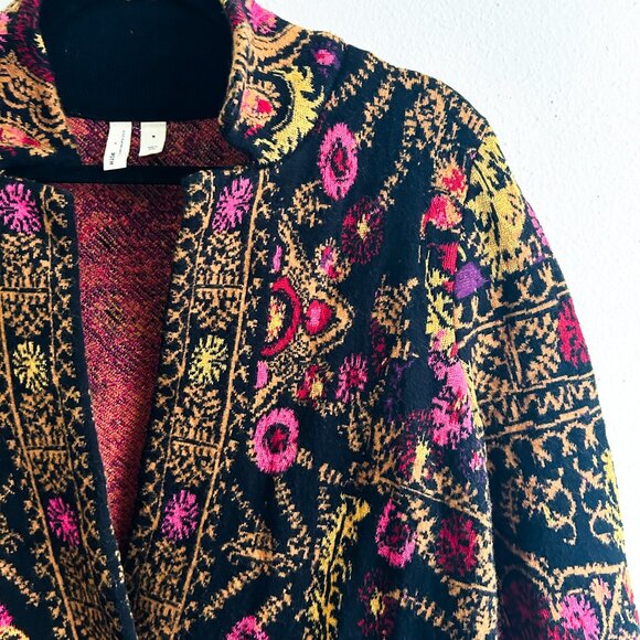 ANTHROPOLOGIE Moth Payton Floral Jacquard Cardigan - Picture 7 of 11